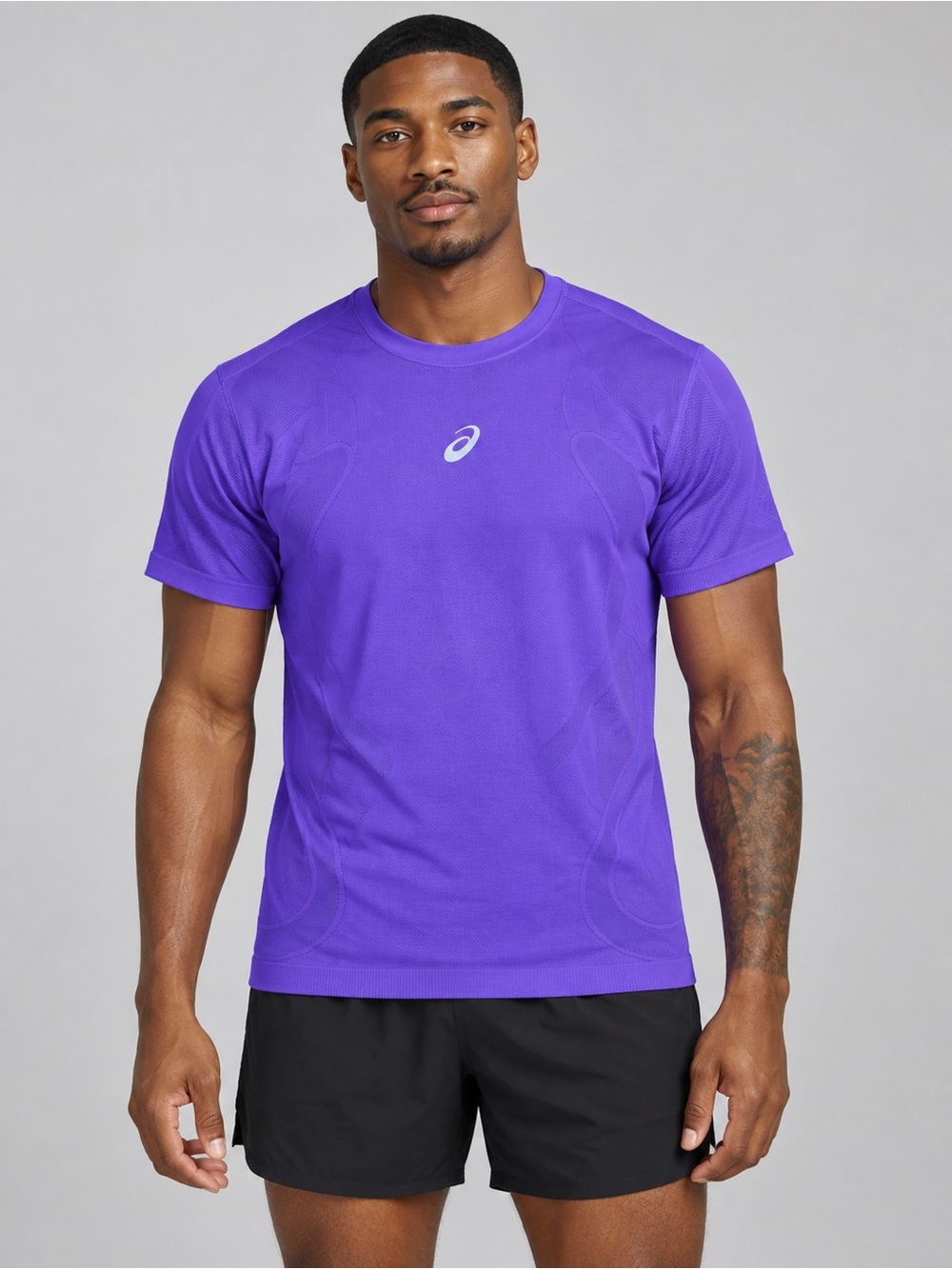 ASICS Road Seamless ACTIBREEZE Running Shirt Men’s Medium Purple NWT